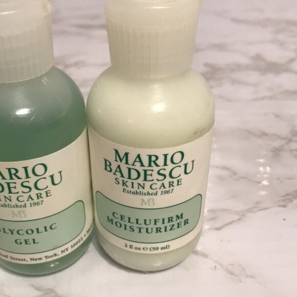 Mario badescu skincare travel size 
Cellufirm , glycolic gel and complex moist - Picture 2 of 10